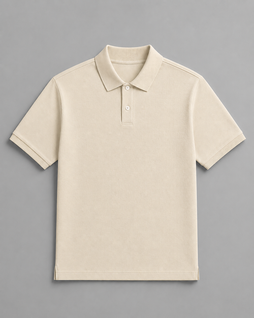 business polo cream F&F