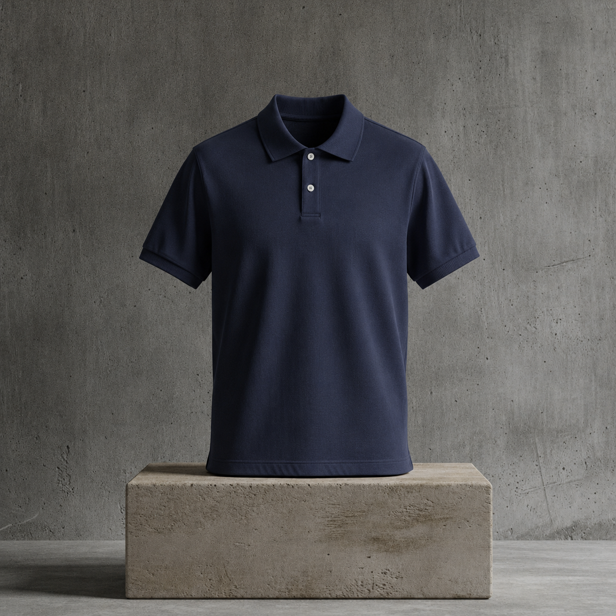 business polo navy blue F&F